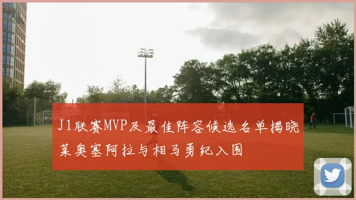 J1联赛MVP及最佳阵容候选名单揭晓莱奥塞阿拉与相马勇纪入围